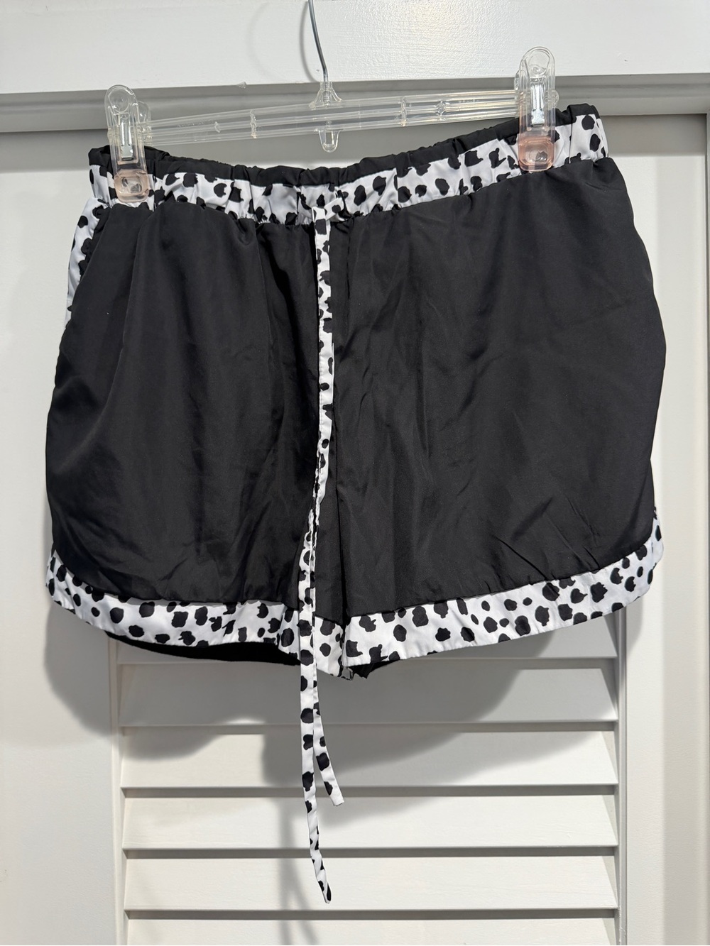 Pure + Good Black Running Shorts with Inner Lining- Large